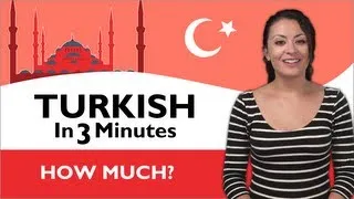 Learn Turkish - Turkish in Three Minutes - How Much?