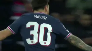 Messi Goal vs Manchester city champions league 2021 | messi célébration neymar