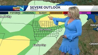 Northern Iowa part of severe storm risk area