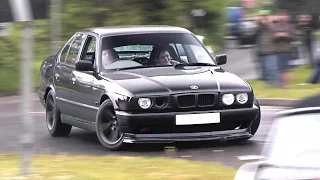 BMW E34 540i - roundabout Drifts!