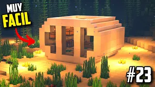 COMO HACER una CASA SUBMARINA en MINECRAFT SURVIVAL FACIL