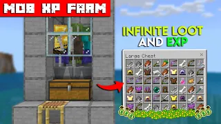 Easiest Mob XP Farm For Minecraft Bedrock 1.19! (No Spawner) MCPE/Xbox/PS4/Nintendo Switch/PC