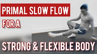 Primal movement slow flow for a strong and flexible body. Follow along routine to save your body