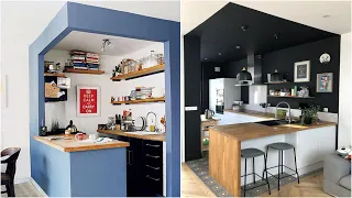 100 Ideas De COCINA MODERNA Para Espacios Pequeños 2024 | Cocina pequeñas modernas Encantador