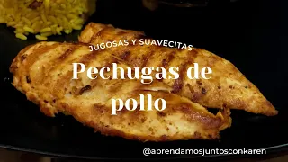 PECHUGAS DE POLLO A LA PARRILLA te muestro como quedan jugositas y suavecitas #pechugasdepollo