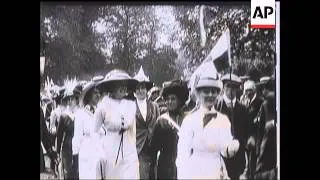 "VOTES FOR WOMEN" - 50TH ANNIVERSARY OF THE SUFFRAGETTES