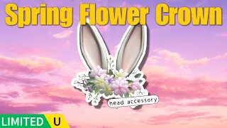 [LIMITED ITEM] How to get the Spring Flower Crown from Walmart Discovered | #Roblox