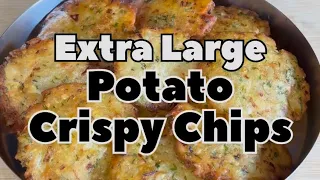 Extra Large Potato Crispy Chips Recipe | How To Make Extra Large Potato Crispy Chips | chef vipin
