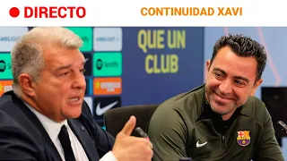 BARÇA: LAPORTA y XAVI explican los MOTIVOS por los que el ENTRENADOR seguirá hasta 2025 | RTVE