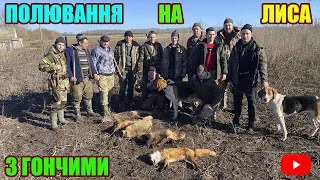 ОХОТА НА ЛИСА З ГОНЧИМИ СОБАКАМИ | ШИКАРНЕ ПОЛЮВАННЯ В МИКОЛАЇВСЬКІЙ ОБЛАСТІ  | 13.02.22 РОКУ ОХОТА