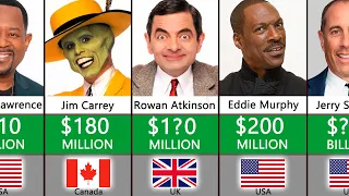 Comparison: Richest Comedians 2023