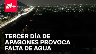 Siguen apagones en el país y hay afectaciones en suministro de agua en Estados - En Punto