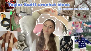 crochet ideas inspired by TAYLOR SWIFT (patterns for each era)
