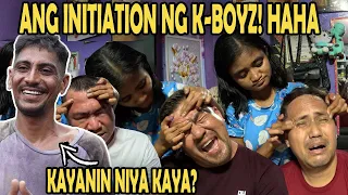 ANG INITIATION NG K-BOYZ! KAYANIN KAYA NI KUYA ROBIN TO? HAHA