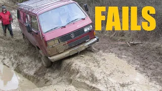 VW T3 Syncro offroad fails - my not so cool moments