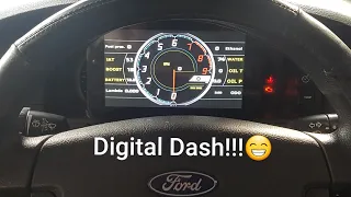 RIPIN Gets A Digital Dash!!!!! Powertune Digital Dash Install! Turbo BA Falcon N/A+T