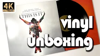 Michael Jackson - This Is It Vinyl Unboxing in 4K