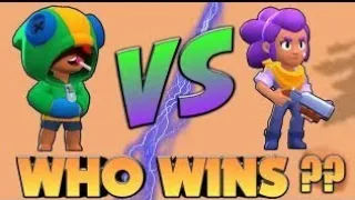 Shelly vs Leon |1VS1| -BRAWLSTARS