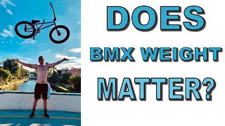 Does the Weight of my BMX Bike Matter?