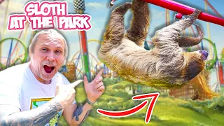 TAKING MY SLOTH (DROGO) to the PARK to PLAY!! | BRIAN BARCZYK