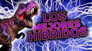 TOP 10 Mejores DINOSAURIOS HIBRIDOS De Jurassic Park Y Jurassic World Con @joselyx98 1/2