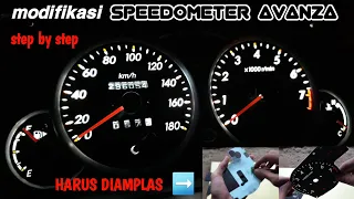 Modifikasi Speedometer Avanza/Xenia | Mudah dan Murah