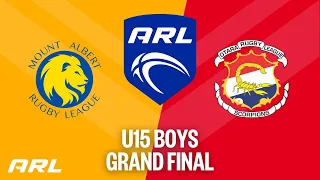 ARL U15 Boys Grand Final | Mt Albert Lions v Otara Scorpions | 2023 ARL Grand Final Series
