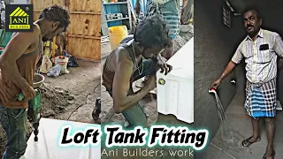 Wow Amazing! Loft Mini Water Tank Fitting Ani Builders work #loft #anibuilders #plumbing #viral
