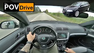 2009 Skoda Octavia VRS 2.0TFSI 200hp| POV Test Drive