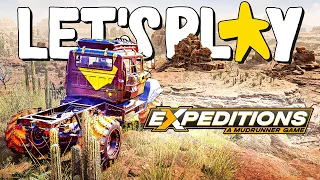 The Truck Boys Get A FIRST LOOK at Expeditions: A Mudrunner Game (EARLY ACCESS)
