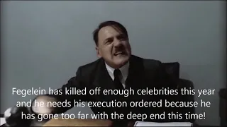 Hitler is informed that Dean Stockwell has died