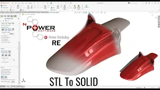 Converting "STL" to Solid Body | Solidworks POWER RE