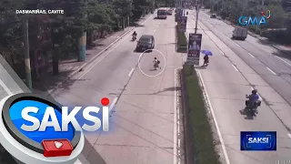 8-anyos na estudyante, nabundol habang tumatawid sa kalsada; motorsiklo, damay | Saksi