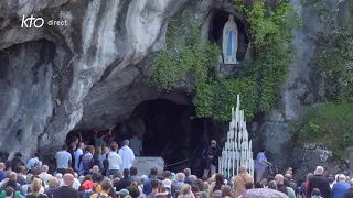 Chapelet du 8 mai 2024 à Lourdes