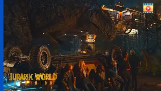 Jurassic World Domínio (2022) - Ataque de Giganotossauro | Cena