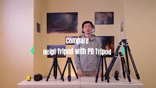 Compare the Heipi 3-in-1 Carbon Tripod with PD Carbon Tripod