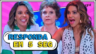 PROIBIDÃO! 🔥 Lucy Alves, Drica Moraes e Flávia Reis ficam SEM FILTRO! | Quem Não Pode Se Sacode