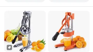 use human force #Delicious | fruits #juicer | manual Citrus YouTube | vairal  |  video #lemon