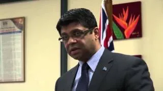 Fijian Prime Minister Voreqe Bainimarama & Fijian Attorney General Aiyaz Sayed-Khaiyum sign MOU