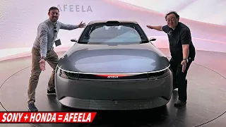 *HANDS ON* The 2026 Afeela sedan from Sony and Honda mixes 90's retro design with Playstation tech