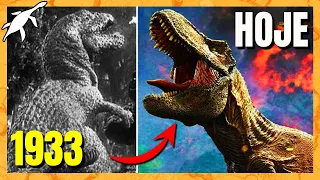 A INSANA EVOLUÇÃO dos DINOSSAUROS no CINEMA!