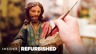 Restoring A 300-Year-Old Wood Sculpture Of St. Paul | Refurbished | Insider