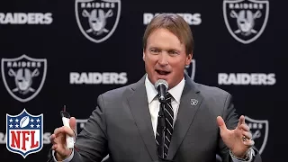 Jon Gruden Introduced as Raiders Head Coach, "I want to win" | NFL