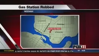 9PM SAT NEENAH GAS STATION ROBBERY