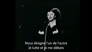 La Foule - Edith Piaf - Paroles - soustitres