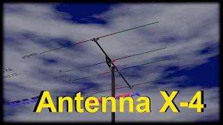 Antena px direcional  "X-4"   27 Mhz ( Resolução em alta qualidade 4k )