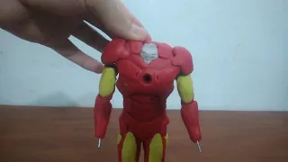 IRON MAN MARK III de plastilina - los avengers - iron man - tony star