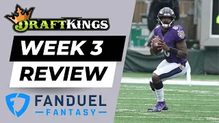 DFS NFL Week 3 Week in Review - How The Draftkings Millionaire Maker Was Won