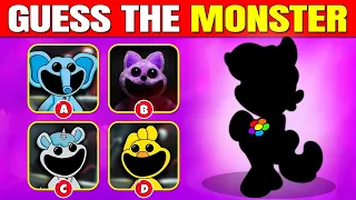 Guess the MONSTER'S By VOICE & EMOJI| Smiling Critters, Garten Of Banban 6, POPPY PLAYTIME CHAPTER 3