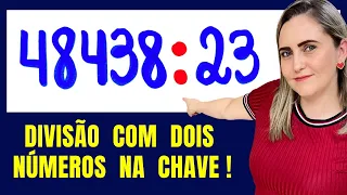 PASSO A PASSO PARA RESOLVER DIVISÃO COM DOIS NÚMEROS !! Matemática básica todo dia.📚🚀